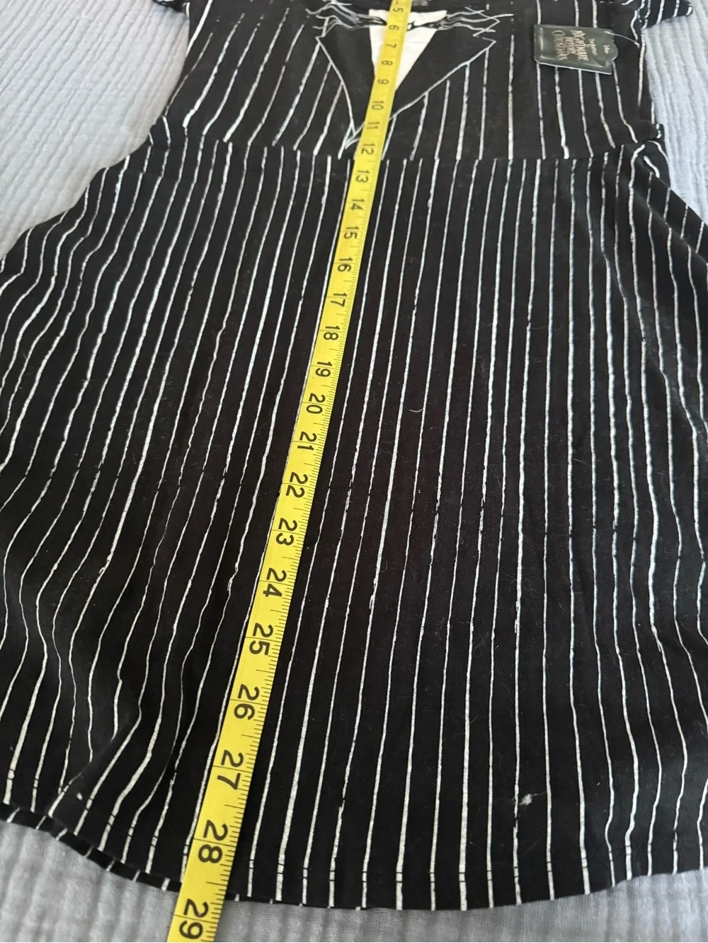 NWT Disney Nightmare Before Christmas Jack Skellington Dress Girls M + Tights